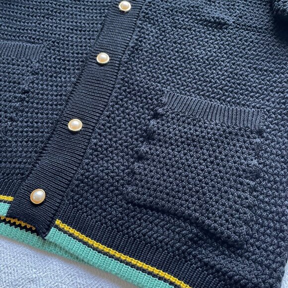 Casablanca Men Crochet Tennis Shirt XLarge Size - Picture 7 of 8